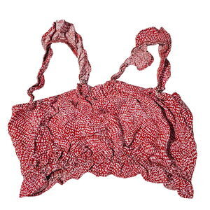 Lily Rose Womens Crop Top Multi-Color Size XL 100% Rayon Elastic Around Bottom